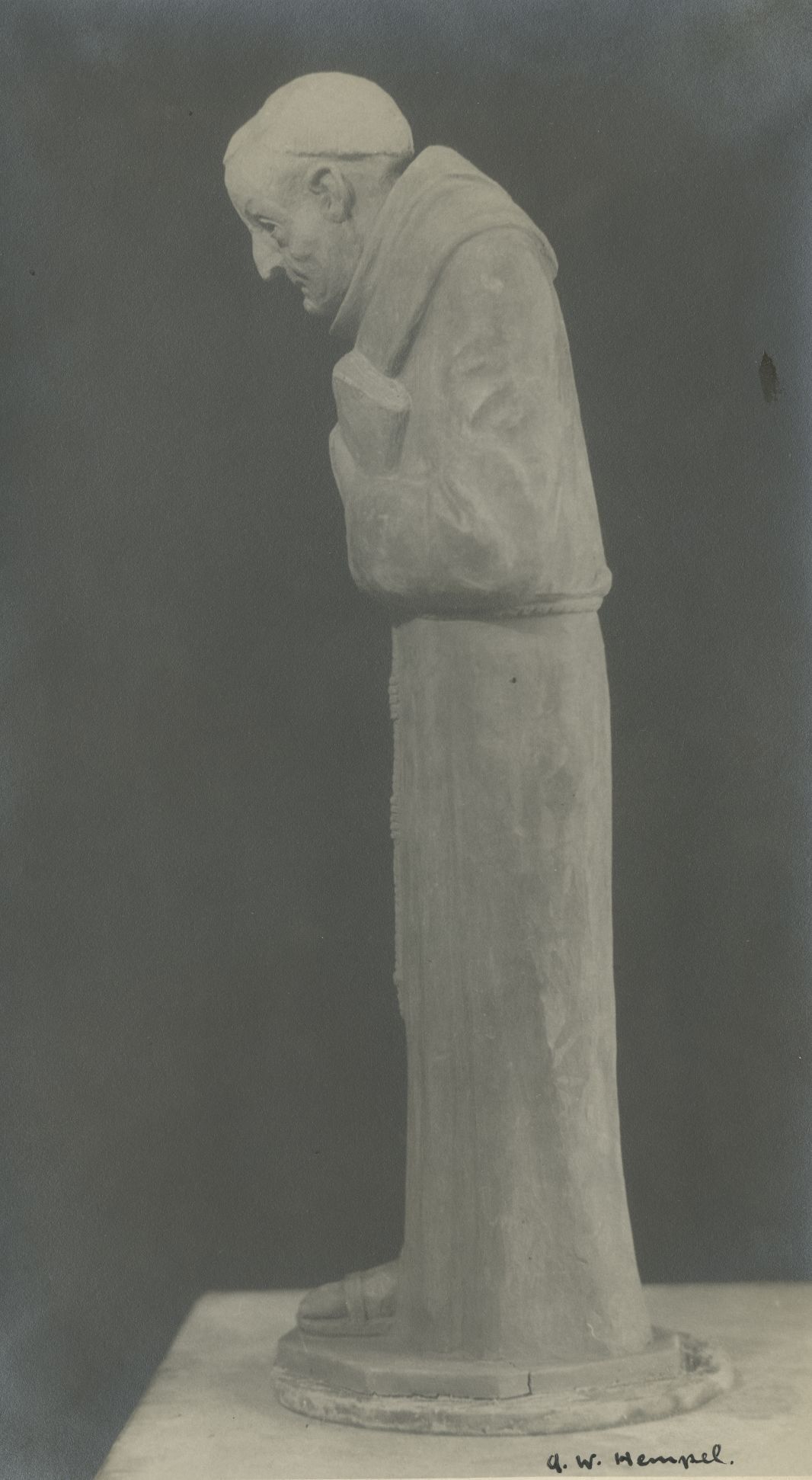 Arno Hempel Monk Sculpture
